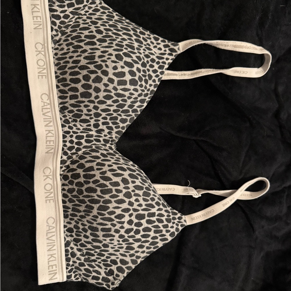 Calvin Klein Black and White Wireless Bra Intimates